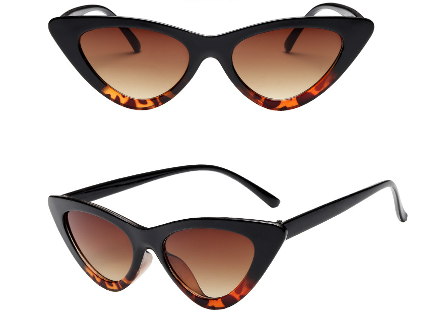 Trendy Triangle Cat Eye Sunglasses European And American Street Couple Style