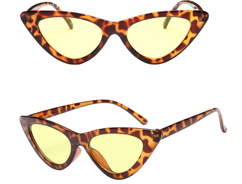 Trendy Triangle Cat Eye Sunglasses European And American Street Couple Style