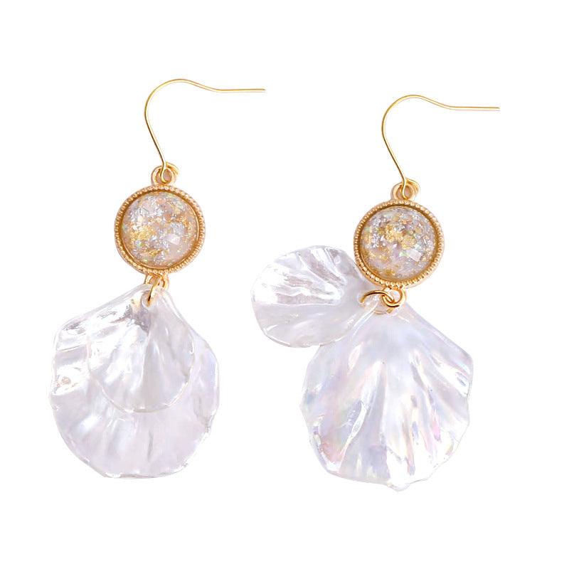 Acrylic shell earrings