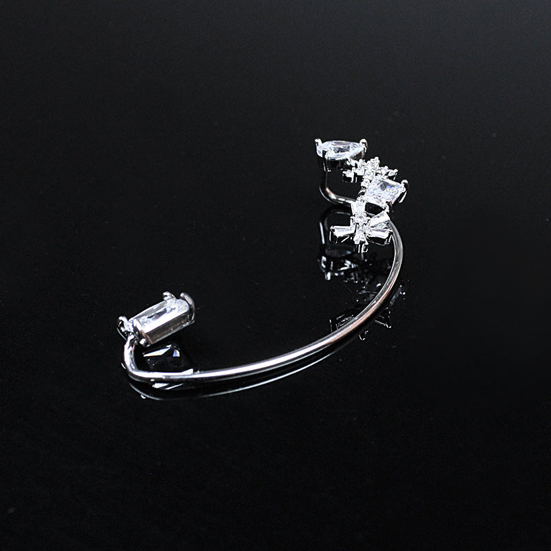 Copper Inlaid Zircon Light Luxury Non-pierced Ear Bone Clip