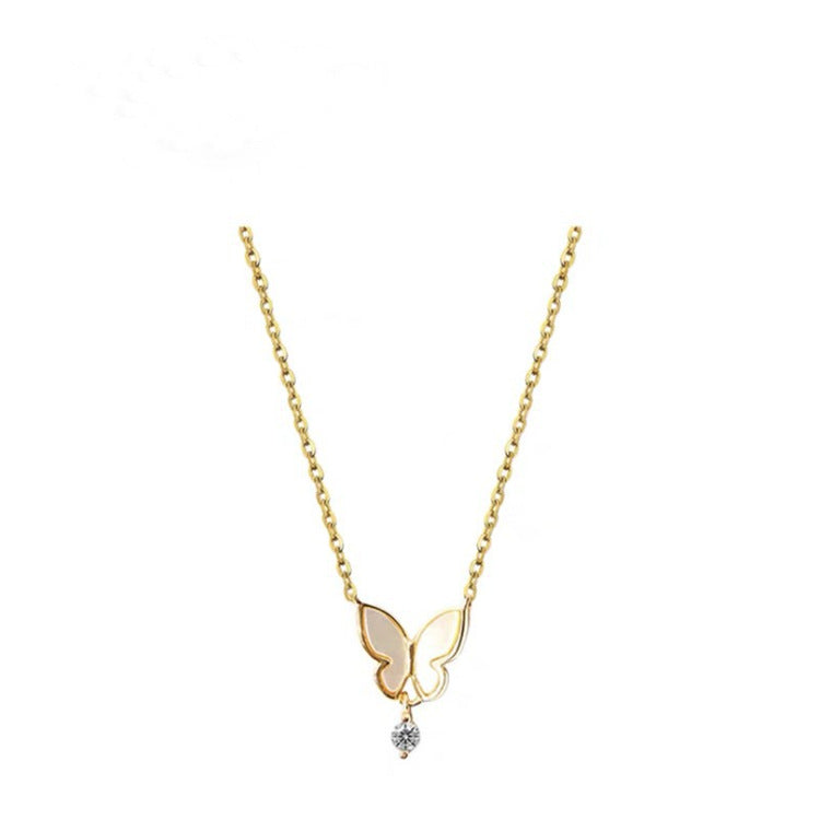 Shell Butterfly Necklace